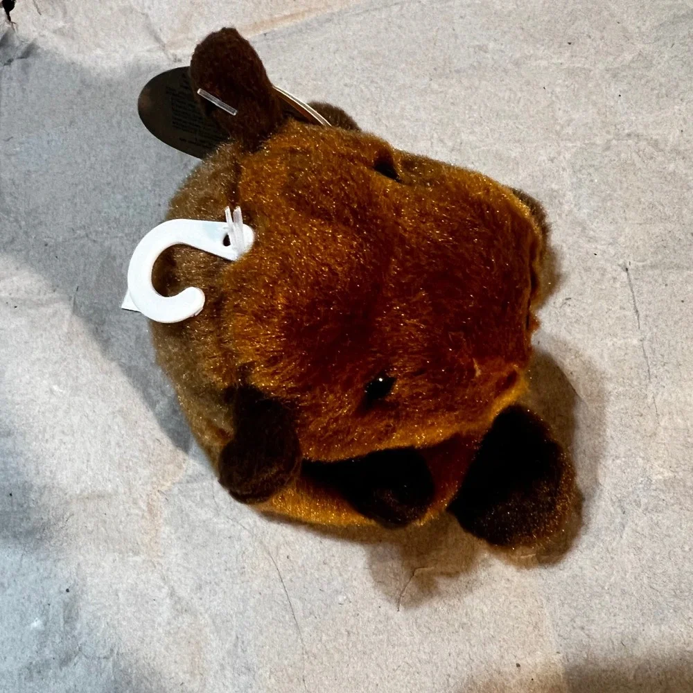 Aurora 5in Palm Pals Capybara Brown Soft Weighted Plush Toy 2024